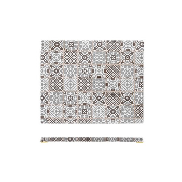 Marrakesh Grey Melamine GN 1/2 Slab 32.5 X 26.5cm