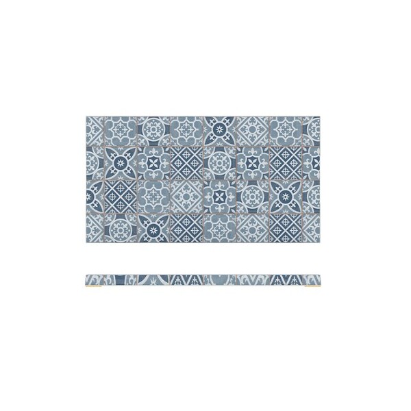 Marrakesh Blue Melamine GN 1/3 Slab 32.5 X 17.6cm