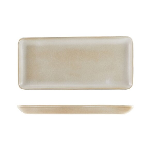 Terra Stoneware Antigo Barley Narrow Rectangular Platter 31cm X 14cm (Box Of 6)