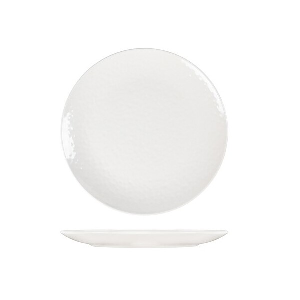 White Osaka Melamine Dinner Plate 27cm (Box Of 12)