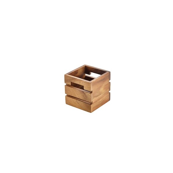 Acacia Wood Box/Riser 12x12x12cm