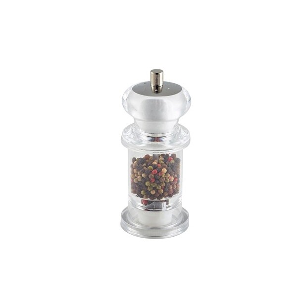 GenWare Clear Combi Pepper Grinder/Salt Shaker