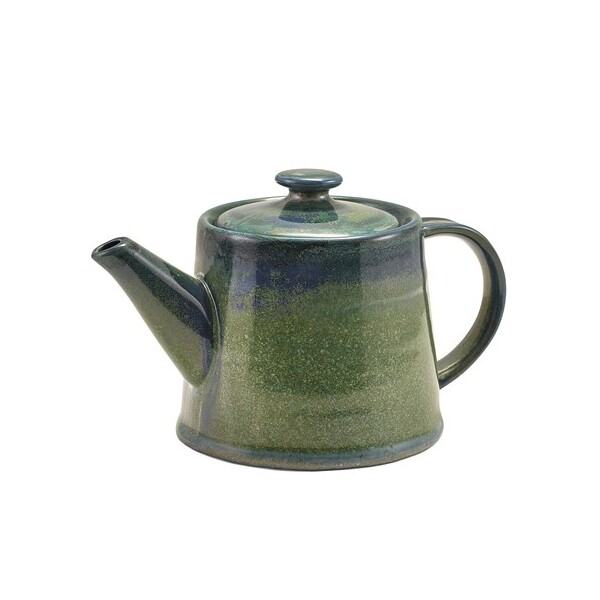 Terra Porcelain Aqua Green Teapot 50cl/17.6oz (Box Of 6)