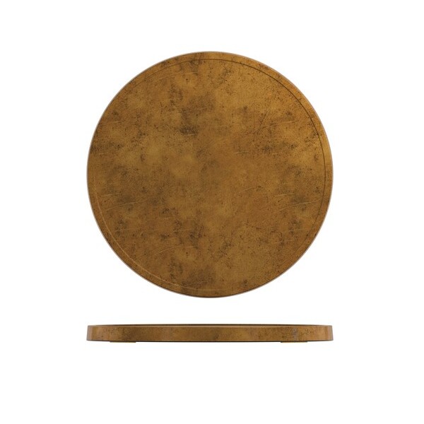 Utah Copper Melamine Round Slab 28.5cm