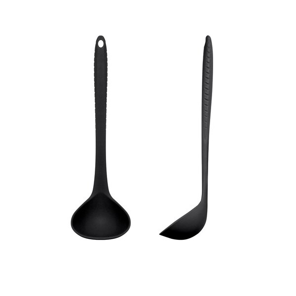 Black Silicone Ladle 30cm