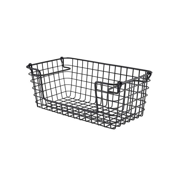 GenWare Black Wire Open Sided Display Basket GN1/3 31.5cm X 17cm X 12cm