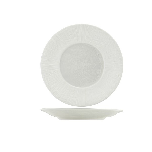 Incise Porcelain Lucine Winged Plate 23cm (Box of 6)