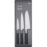 Kai Wasabi 3 Piece Knife Set Black (KAI-67S-310)