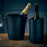 GenWare Metallic Black Wine Bucket, 21.5 X 20.5 X 21.5cm (L X W X H)