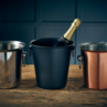 GenWare Metallic Black Wine Bucket, 21.5 X 20.5 X 21.5cm (L X W X H)