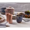 Copper Plated Straight Sided Salt & Pepper Set 7.5cm