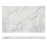 White Marble Agra Melamine GN1/3 Slab 32.5 X 17.6 X 1.5cm