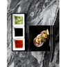 Luna Stoneware Black Square Plate 26cm (Box Of 6)