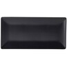 Luna Stoneware Black Rectangular Plate 25 x 15cm