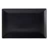 Luna Stoneware Black Rectangular Plate 30 x 20cm (Box Of 6)