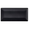 Luna Stoneware Black Rectangular Plate 30 X 15cm (Box Of 6)