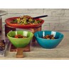 Casablanca Glazed Melamine Bowl 24.5 x 10cm Light Green