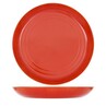 Casablanca Glazed Melamine Bowl 38 x 4.5cm Orange