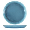 Casablanca Glazed Melamine Bowl 38 x 4.5cm Light Blue