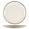 Terra Stoneware Sereno Brown Coupe Plate 19cm (Box Of 6)