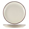 Terra Stoneware Sereno Brown Coupe Plate 24cm (Box Of 6)