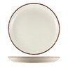 Terra Stoneware Sereno Brown Coupe Plate 27.5cm (Box Of 6)