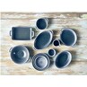 Forge Graphite Stoneware Chip Cup 8.5 X 8.5cm (Box Of 6)