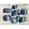 Forge Graphite Stoneware Oval Dish 17.5 X 11.5 X 4cm (Box Of 6)