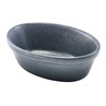 Forge Graphite Stoneware Oval Pie Dish 16cm (Box Of 6)