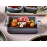 Forge Graphite Stoneware Rectangular Dish 16 X 10.5 X 4cm (Box Of 6)