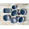 Forge Graphite Stoneware Tapas Dish 13cm (Box Of 6)