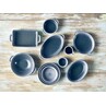 Forge Graphite Stoneware Tapas Dish 14.5cm (Box Of 6)