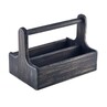 Large Wooden Table Caddy 25 X 15.3 X 17.9cm