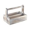 Large Wooden Table Caddy 25 X 15.3 X 17.9cm