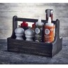 Large Wooden Table Caddy 25 X 15.3 X 17.9cm