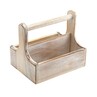 Medium Wooden Table Caddy 20 X 14.4 X 18cm