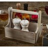 Medium Wooden Table Caddy 20 X 14.4 X 18cm