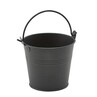 Serving Bucket Galvanised Steel Matt Black 10 X 7.7 X 9cm 50cl / 17.6oz (Box Of 12)