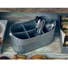 GenWare Galvanised Steel Cutlery Caddy