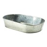 Serving Platter Galvanised Steel 24 X 15 X 5cm (Box Of 6)