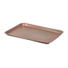 Galvanised Hammered Steel Tray Copper 31.5 X 21.5 X 2cm