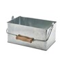 Galvanised Steel Rectangular Table Caddy 24.5 x 15.5 x 12.5cm