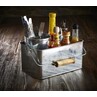 Galvanised Steel Rectangular Table Caddy 24.5 x 15.5 x 12.5cm