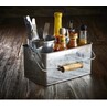 Galvanised Steel Rectangular Table Caddy 24.5 x 15.5 x 12.5cm