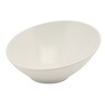 White Melamine Slanted Buffet Bowl 30 x 29 x 13cm