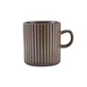 Terra Porcelain Fluted Mug 32cl/11.25oz Black (Box of 6)