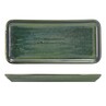 Terra Porcelain Aqua Green Narrow Rectangular Platter 27cm  x 12.5cm (Box Of 6)