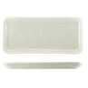 Terra Porcelain Pearl Narrow Rectangular Platter 27cm X 12.5cm (Box Of 6)