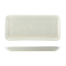 Terra Porcelain Pearl Narrow Rectangular Platter 27cm X 12.5cm (Box Of 6)