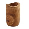 GenWare Olive Wood Rustic Cutlery Holder